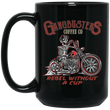 Load image into Gallery viewer, Rebel Without A Cup Black Mug, 15 oz.