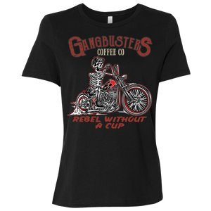 Rebel Without A Cup Womens Short Sleeve T-Shirt