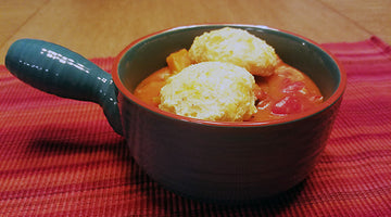 Chicken With Cornmeal Biscuits