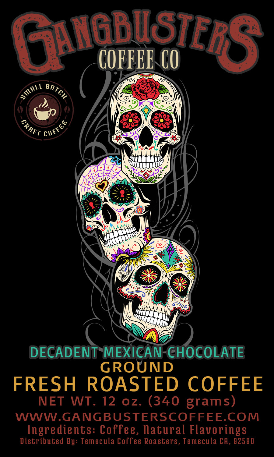 Sugar Skulls | Decadent Mexican Chocolate Coffee