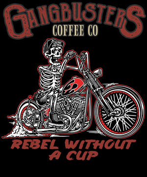 Rebel Without A Cup Black Mug, 15 oz.